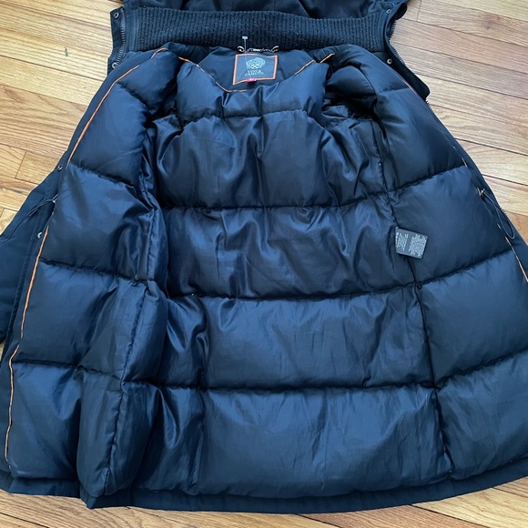 Waterproof Fill Down Duck Feathers Parka Puffy Zip hood Mock Winter Outdoor rain - Picture 5 of 7